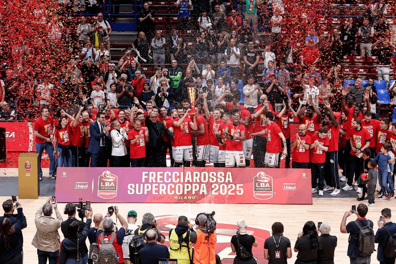Giocatori Olimpia Milano - Supercoppa 2025